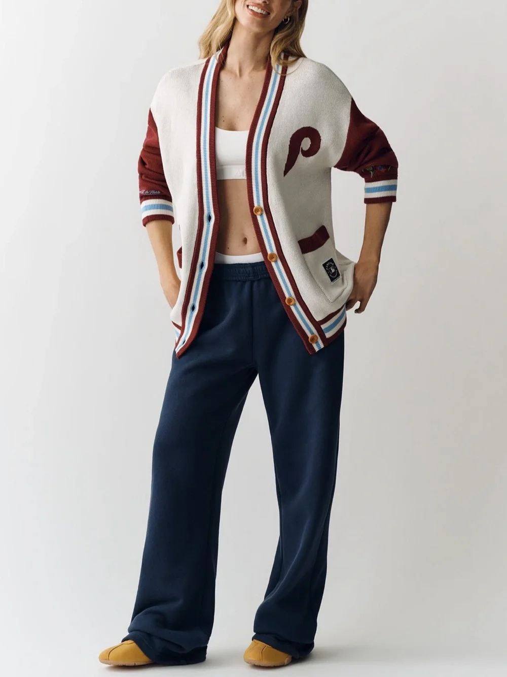 NWT Mitchell & Ness MLB Cardigan - Phillies - Size Medium